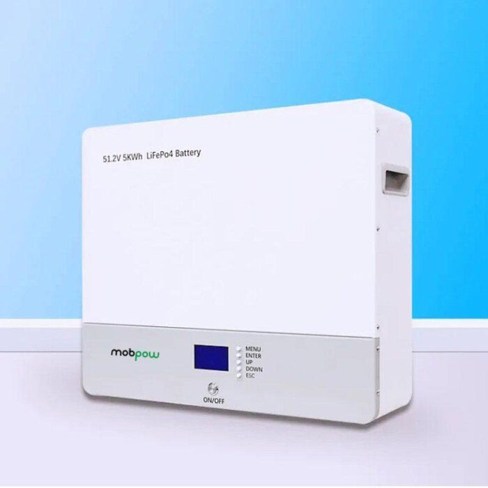 5.12kWh Wall-Mounted LiFePO4 Battery