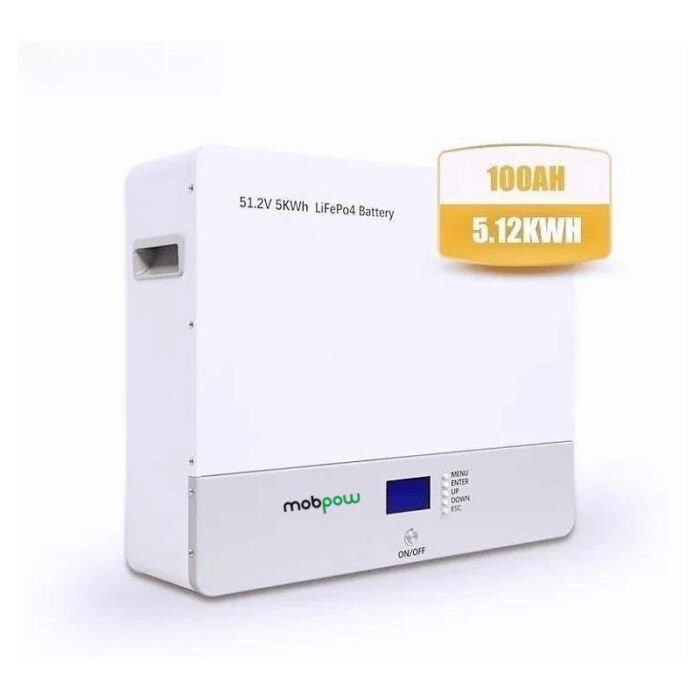 5.12kWh Wall-Mounted LiFePO4 Battery - Image 2